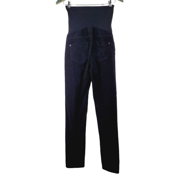 A Pea in the Pod Supima Cord Skinny Solid Black, Sz XS, NWT - Picture 3 of 7